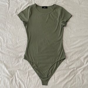 Olive Green Women's Bodysuit